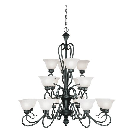 Millennium Chandelier Ceiling Light 616-BK